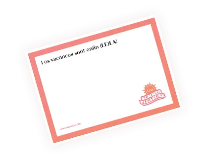 Carte de remerciement